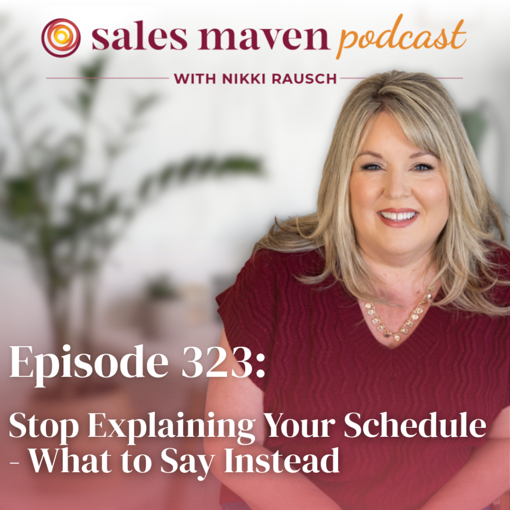 stop explaining your schedule